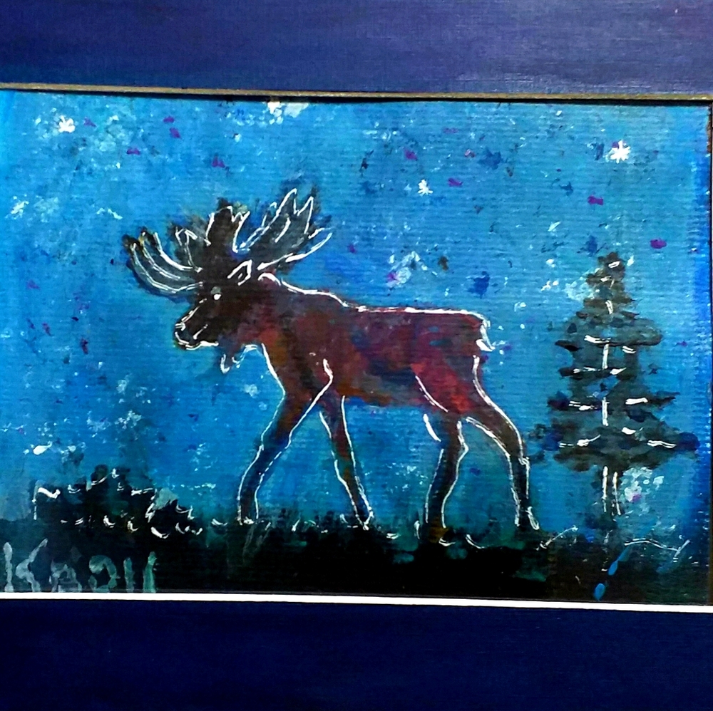 MOOSE Matted Art